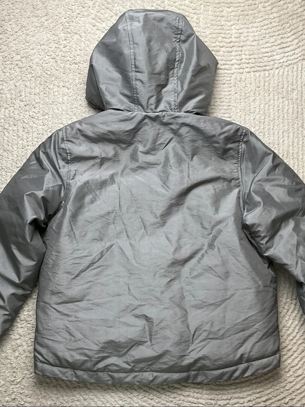 Gap Children's Anorak Jacket Size M/8 in Silver Color